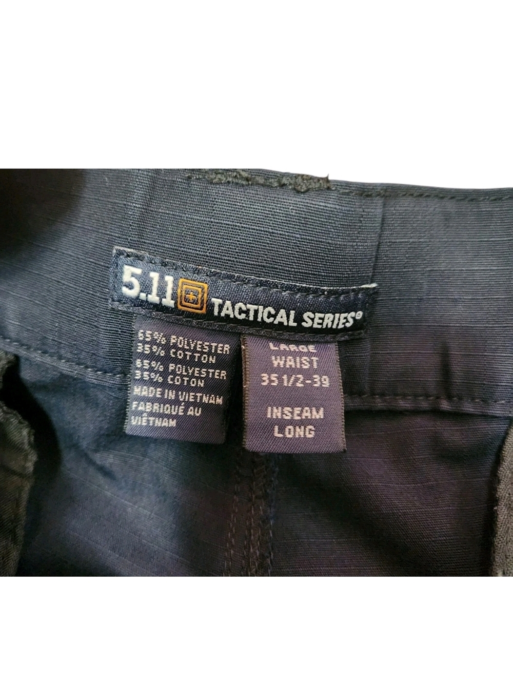 511 Tactical Relaxed Fit TDU Cargo Pants Ripstop Blue Sz Large 34x31 Work 74003 - Picture 7 of 12